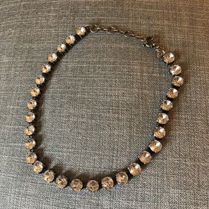 J. Crew Swarovski Necklace | Silver